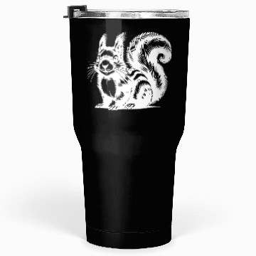 Discover Realistic Squirrel Tattoo Drawing Tumblers 30 Oz