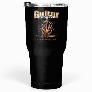 Discover Guitar Bourbon. Tumblers 30 Oz