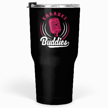 Discover Karaoke Buddies Microphone Retro Style Tumblers 30 Oz