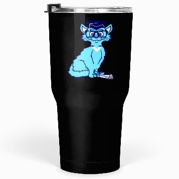 Discover College Degree Cat School-leaving Certificate Pass Tumblers 30 Oz