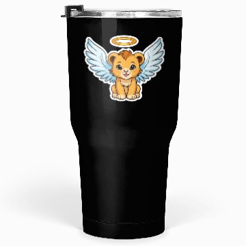 Discover lion cub as angel Tumblers 30 Oz