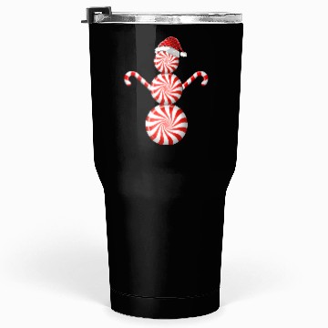 Discover Funny Christmas Tumblers 30 Oz Peppermint Candy Snowman