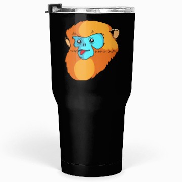 Discover Cute Monkey Face Golden Snub Nosed Monkey Lover Tumblers 30 Oz