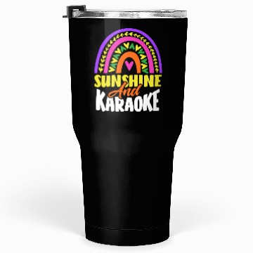 Discover Sun And Karaoke Rainbow Heart Tumblers 30 Oz