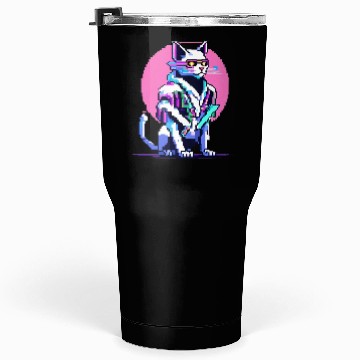 Discover Cyberpunk Blade Cat Tumblers 30 Oz