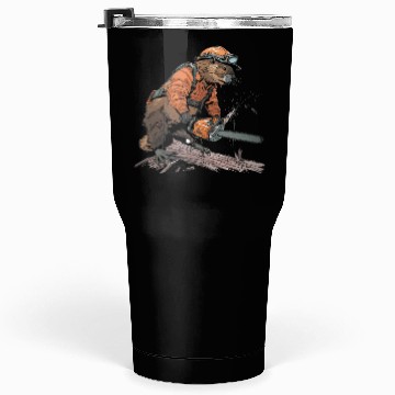 Discover Beaver Lumberjack Chainsaw Tumblers 30 Oz