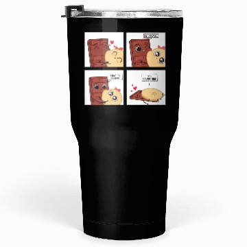 Discover Funny Cute Couple Choco And Pancake Tumblers 30 Oz