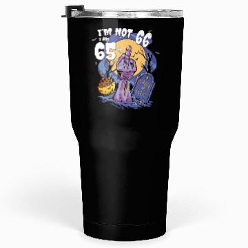 Discover 66th Birthday Bash - 65 + Zombie Finger for Tumblers 30 Oz