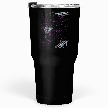 Discover Abstract Purple Triangles Tumblers 30 Oz