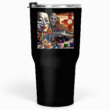 Discover New Mexico Zia Symbol Tumblers 30 Oz