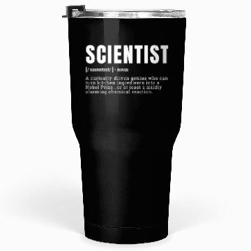 Discover Funny Scientist Curiosity-Driven Definition Occupa Tumblers 30 Oz