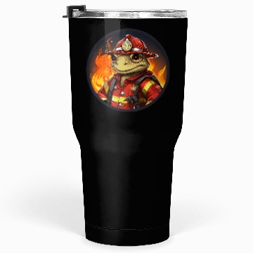 Discover Frog Firefighter Tumblers 30 Oz