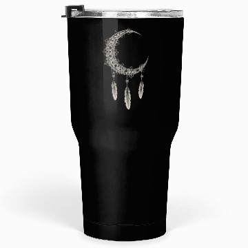 Discover Elegant Moon With Feathers Tumblers 30 Oz