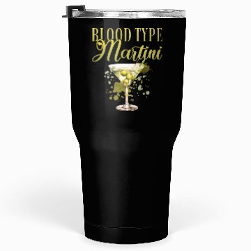 Discover Blood Type Martini Cocktail Bartender Tumblers 30 Oz