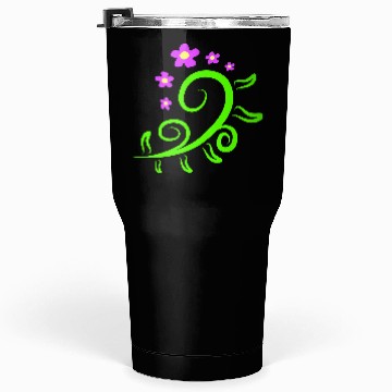 Discover Many Flowers Vine Colorful Decorative Pattern Cool Tumblers 30 Oz
