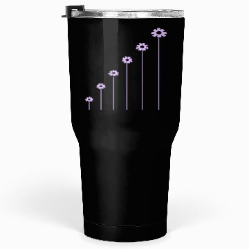 Discover Many Pretty Daisy Flowers Decorative Nature Design Tumblers 30 Oz