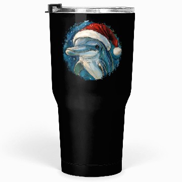 Discover Dolphins Christmas Tumblers 30 Oz