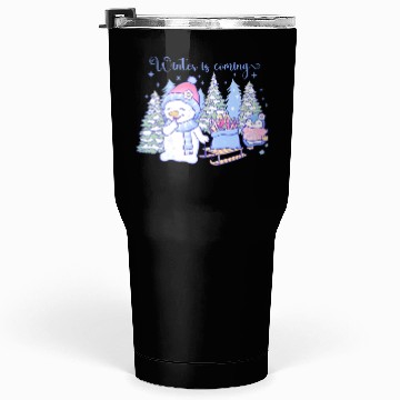 Discover winter snow man Tumblers 30 Oz