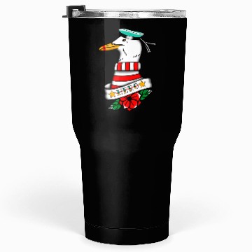 Discover Hero Seagull Tattoo Tumblers 30 Oz