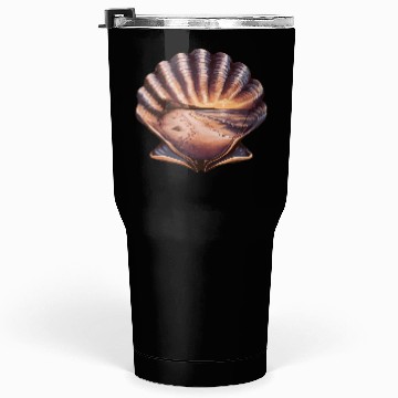Discover Seashell Beach Scene Serene Ocean Landscape Tumblers 30 Oz