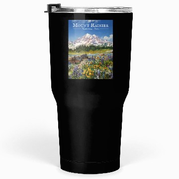 Discover Mount Rainier Paradise Meadows Tumblers 30 Oz