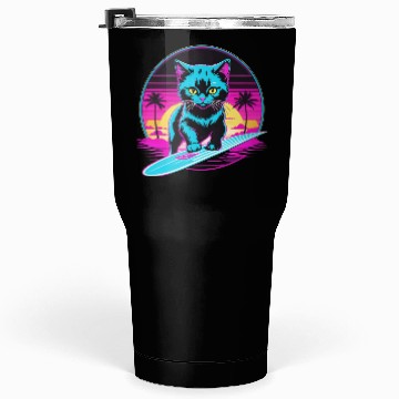 Discover Kitty Surfer Tumblers 30 Oz