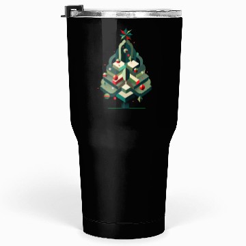 Discover Modern Christmas tree - elegance for the holidays Tumblers 30 Oz