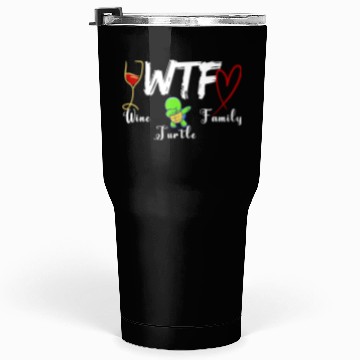 Discover WTF Wine Turtle Family Tumblers 30 Oz