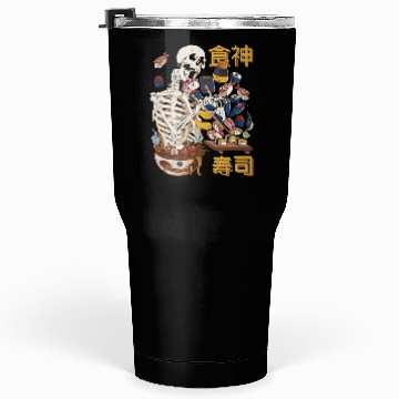 Discover Goth Skeleton Tumblers 30 Oz Japanese Tumblers 30 Oz Sushi