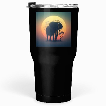 Discover Elephant Graphic Tumblers 30 Oz