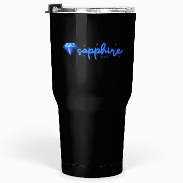 Discover Sapphire gemstone jewel Tumblers 30 Oz