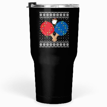 Discover Table Tennis Player Ugly Christmas Tumblers 30 Oz