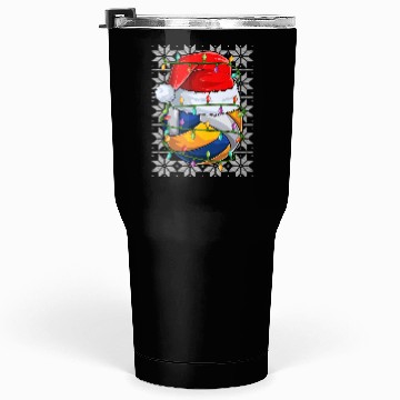 Discover Volleyball Christmas Lights Tumblers 30 Oz