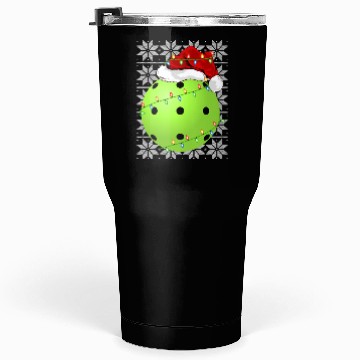 Discover Pickleball Santa Tumblers 30 Oz