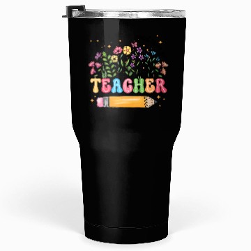 Discover Teacher Wildflowers Tumblers 30 Oz