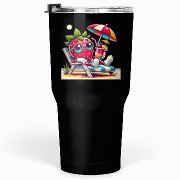 Discover Strawberry Sun Tumblers 30 Oz