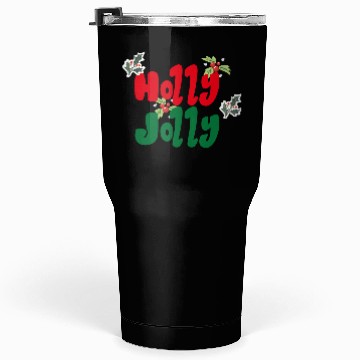Discover holly jolly Christmas Tumblers 30 Oz