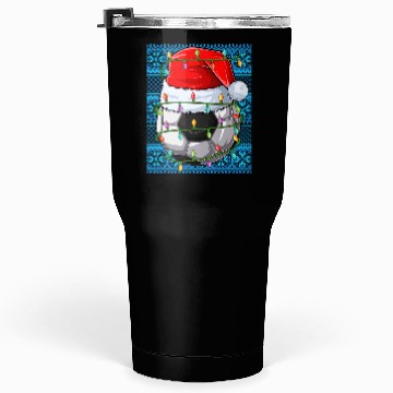 Discover Football Christmas Lights Tumblers 30 Oz