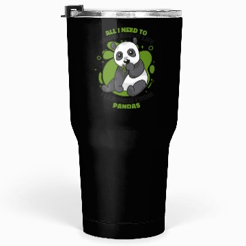 Discover I Learned From Pandas Panda Bear Friend Giant Tumblers 30 Oz