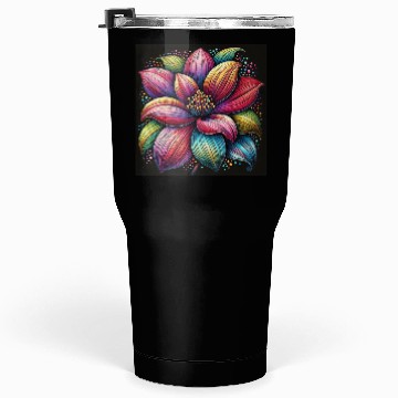 Discover flower transparent Tumblers 30 Oz