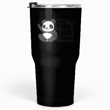 Discover Save The Clumsy Bears Panda Bear Friend Lover Tumblers 30 Oz