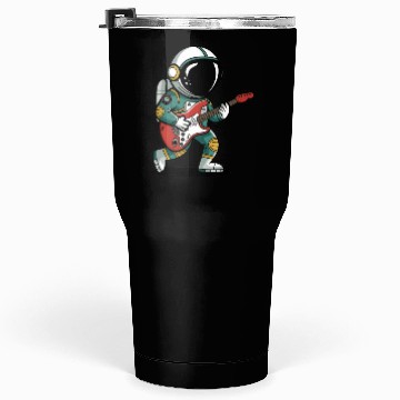 Discover Astronaut playing guitar Tumblers 30 Oz