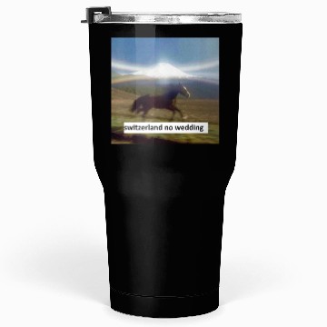Discover horse switzerland no wedding Tumblers 30 Oz
