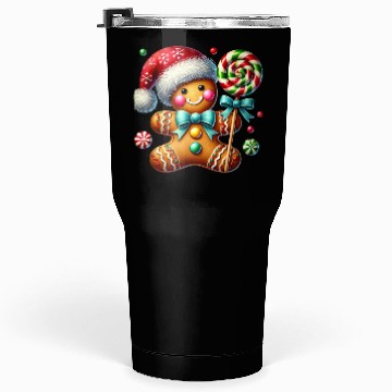 Discover Gingerbread Christmas, Merry Christmas, Candy Tumblers 30 Oz