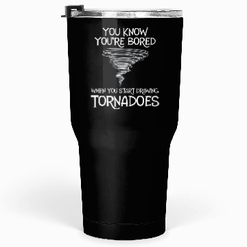 Discover Funny science humor nerd geek tornado Tumblers 30 Oz