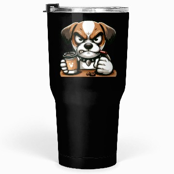 Discover Angry Dog and Coffee Tumblers 30 Oz