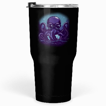 Discover Blue Smart Octopus Tumblers 30 Oz