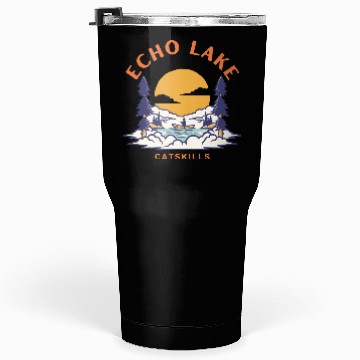 Discover Echo Lake Catskills Wilderness Graphic Tumblers 30 Oz
