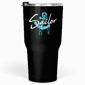 Discover Sailor Anchor Graffiti Drops Sailing Text Saying Tumblers 30 Oz