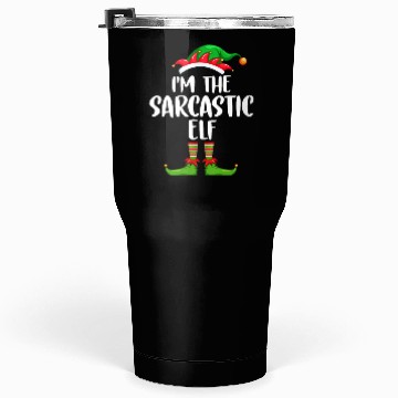 Discover I'm The Sarcastic Elf Tumblers 30 Oz Matching Family